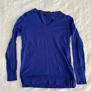 Banana Republic Royal Blue V-Neck Sweater